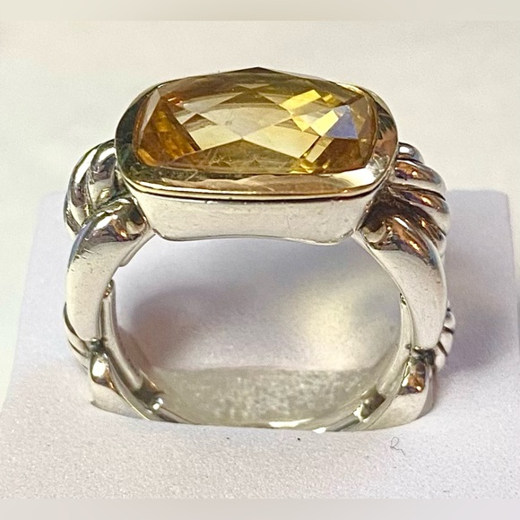 David Yurman Limited Edition Citrine Wheaton Ring - Picture 9 of 16